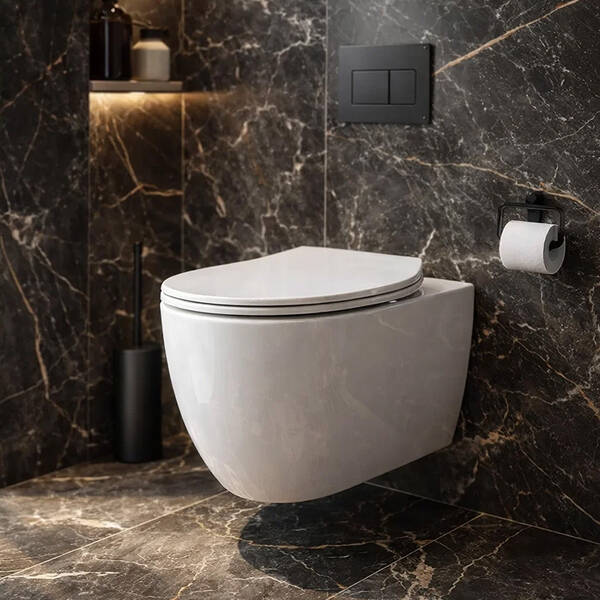 Унитаз подвесной Devit Acqua NEW 3020155 безободковый с сидением