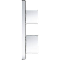Смеситель скрытого монтажа для душа Grohe Grohtherm Cube 24154000 с термостатом на 2 выхода, хром, фото №2