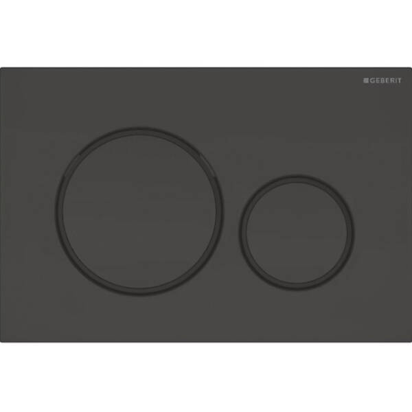 Клавіша змиву Geberit Sigma20 round 115.882.DW.1 чорний, фото 1