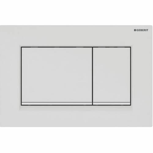 Клавіша змиву Geberit Sigma20 square 115.883.01.1 білий, фото 1