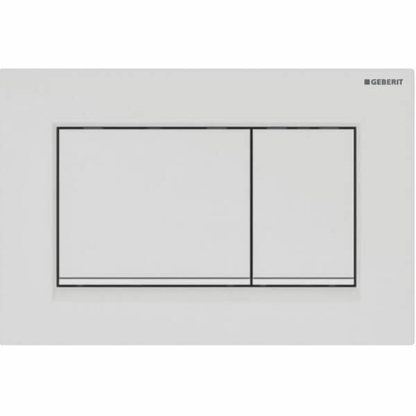 Клавіша змиву Geberit Sigma20 square 115.883.01.1 білий, фото 1