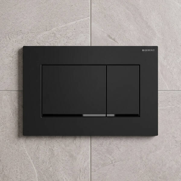 Клавіша змиву Geberit Sigma20 square 115.883.16.1 чорний, фото 1