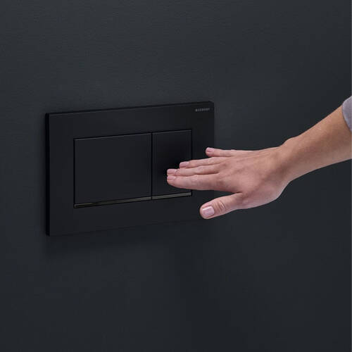 Клавіша змиву Geberit Sigma20 square 115.883.16.1 чорний, фото 5