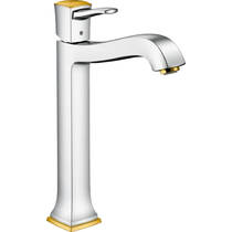 Змішувач для раковини Hansgrohe Metropol Classic 31303090 хром/золото, фото №1