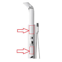 Душова панель Primera Intera 4350119  з форсунками верхня та нижня, фото №1
