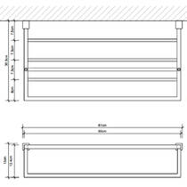 Тримач для рушників Decor Walther Corner CO KHT 0561300 хром, фото №2