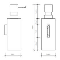 Дозатор для рідкого мила Decor Walther Mikado MK WSP 0521100 хром, фото №2