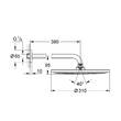Верхній душ Grohe Rainshower Cosmopolitan 26066AL0 графіт, фото 2