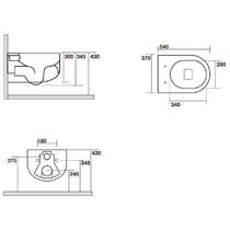 Унитаз подвесной Kerasan Flo 311101 безободковый, фото №5