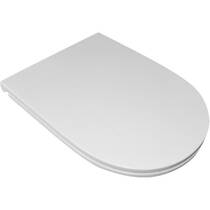 Кришка для унітаза Kerasan Aquatech 3791 30 slim, quick-fix, soft-close, білий матовий/хром, фото №2