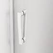 Душові двері з фіксованою стінкою SanSwiss Cadura WhiteLine CAS2G1200907 120х200 см розсувні, фото 6
