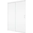 Душові двері з фіксованою стінкою SanSwiss Cadura WhiteLine CAS2G1200907 120х200 см розсувні, фото 1