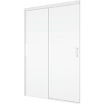 Душові двері з боковою стінкою SanSwiss Cadura WhiteLine CAS2G1200907 120х200 см розсувні, фото №1
