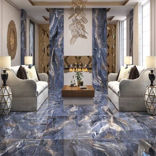 Керамограніт Megagres Brazillian Blue 80x160 см, фото 2