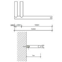 Держатель для туалетной бумаги Decor Walther Mikado MK TPH1 0520276 без крышки, стальной, фото №2