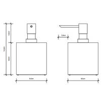 Дозатор для рідкого мила Decor Walther Corner DW 475 0825060 чорний матовий, фото №2