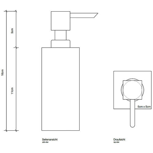 Дозатор для жидкого мыла Decor Walther Corner 0839700 хром, фото 2