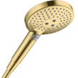 Ручний душ Hansgrohe Raindance Select S 120 3jet 26530990 золото полірований, фото 1