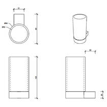 Щітка для унітаза Decor Walther Club WBG 0855200 хром, фото №2