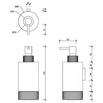 Дозатор для жидкого мыла Decor Walther Club WSP 10855900 хром, фото №2