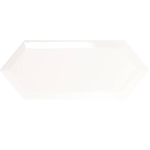Плитка Monopole Ceramica Cupidon Blanco Brillo Bisel 10x25 см, фото 1