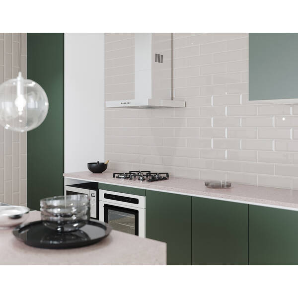 Плитка Golden Tile The Wall світло-сірий 6LG051 10х30 см, фото 2