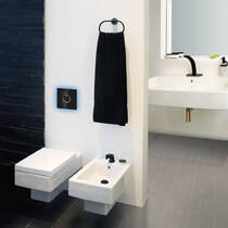 Клавіша змиву Grohe Veris Light 38915KS0 з підсвічуванням, чорний оксамит, фото №4