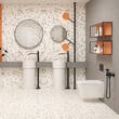 Керамогранит Megagres Terrazzo Agrimstone Ivory M. 60x60 см, фото 1