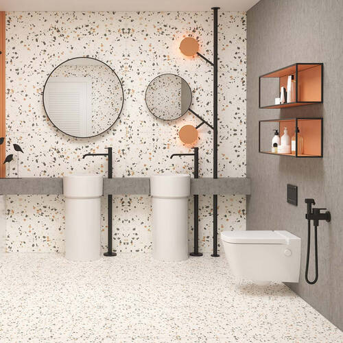 Керамогранит Megagres Terrazzo Agrimstone Ivory M. 60x60 см, фото 1