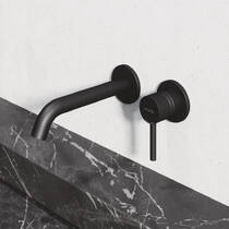 Змішувач прихованого монтажу для раковини Kludi Bozz 382443976 чорний матовий, фото №4