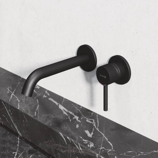 Смеситель скрытого монтажа для раковины Kludi Bozz 382443976 черный матовый, фото 4