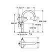 Змішувач для ванни Grohe Atrio 32653003 підлоговий, хром, фото 2