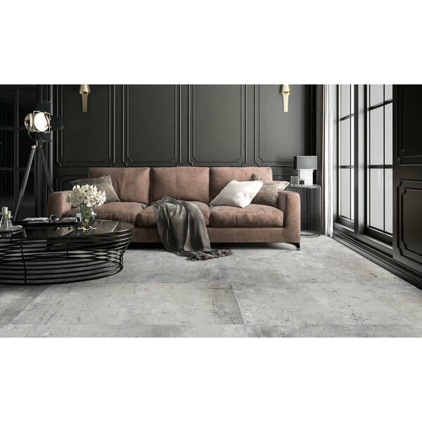 Керамограніт Itt Ceramic Pompeia Grey 75х150 см, фото 2