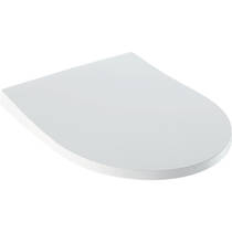 Сидение с крышкой для унитаза Geberit iCon 500.835.01.1 Slim, дюропласт, с микролифтом (soft-close), быстросъемные петли, белый, фото №1