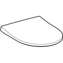 Сидение с крышкой для унитаза Geberit iCon 500.835.01.1 Slim, дюропласт, с микролифтом (soft-close), быстросъемные петли, белый, фото №2