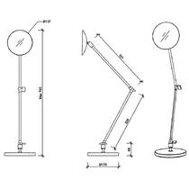 Косметичне дзеркало Decor Walther SPT 70 0102800 зі збільшенням 5х, хром, фото №2