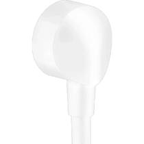Шланговое подключение Hansgrohe Fixfit E 27454700 с обратным клапаном, белый матовый, фото №1