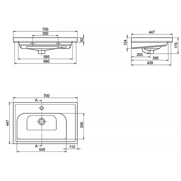 Тумба Аква Родос Вінтаж 7569 підвісна аліканте з раковиною Frame 70 см, фото 7