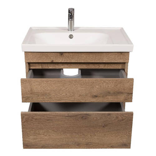 Тумба Аква Родос Вінтаж 7569 підвісна аліканте з раковиною Frame 70 см, фото 3