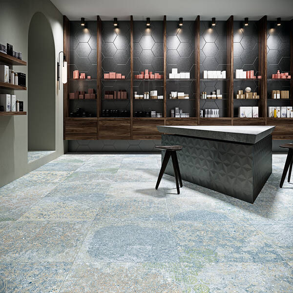 Керамограніт Aparici Bohemian Blue Natural 50х100 см