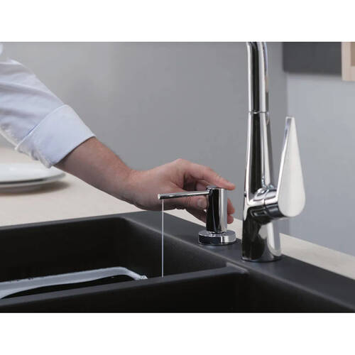 Мойка для кухни Hansgrohe S51 43316170 (S510-F770) две чаши, графит, фото 4