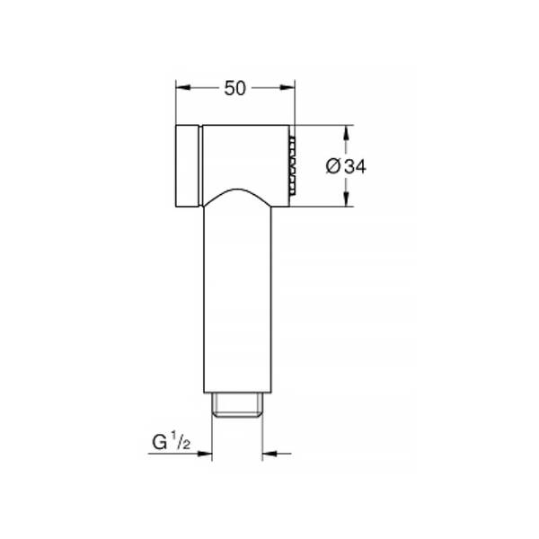Гігієнічний душ Grohe Sena Trigger Spray 26328000 хром, фото 3