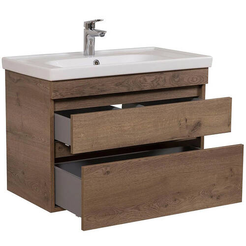 Тумба Аква Родос Вінтаж 7567 консольна аліканте з раковиною Frame 100 см, фото 5