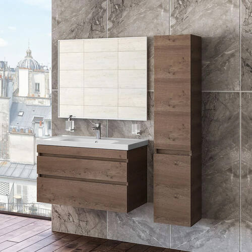 Тумба Аква Родос Вінтаж 7567 консольна аліканте з раковиною Frame 100 см, фото 9