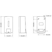 Дозатор для жидкого мыла Genwec GW04 17 01 00 белый, фото №2