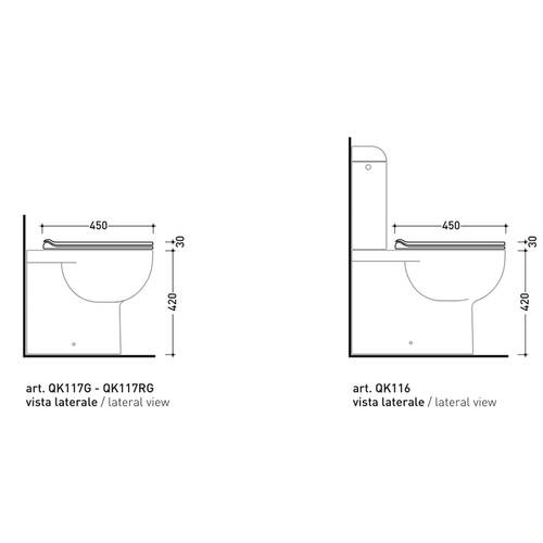 Крышка для унитаза Flaminia Quick/APP QKCW09 soft-close, цвет fango, фото 4