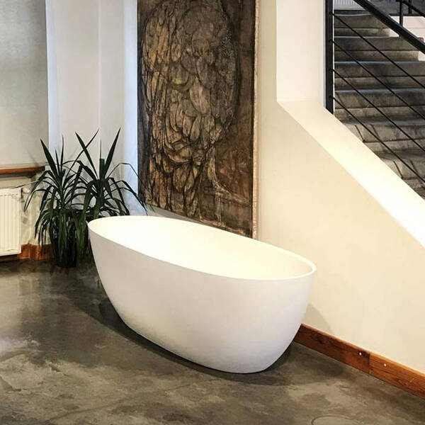 Ванна зі штучного каменю PAA Bella Silkstone VABELS/00 170х80 см, фото 8