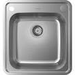 Мойка для кухни Hansgrohe 43335800 S41 (S412 - F400) сталь, фото 1