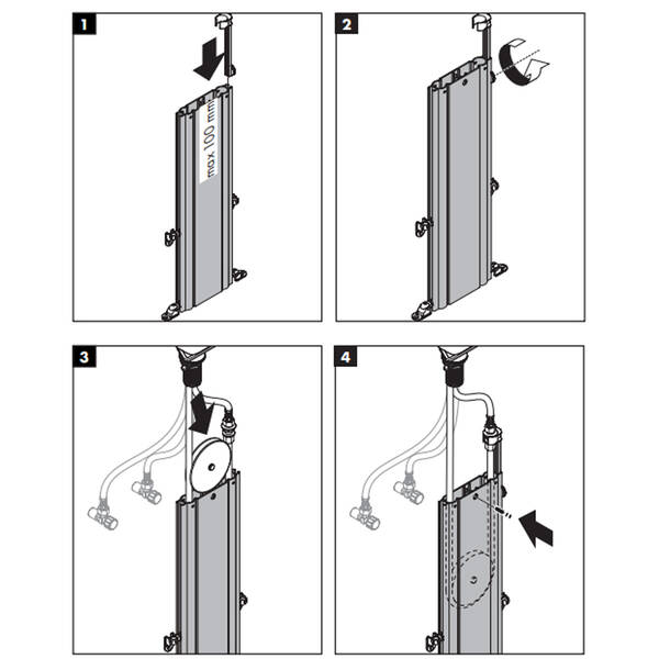 Компенсационный элемент для sBox Hansgrohe 43333000 F12, фото 2