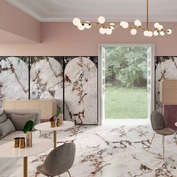 Керамограніт Cedit 764080 Policroma Breccia Glo 6mm 120х120 см RET, фото 2